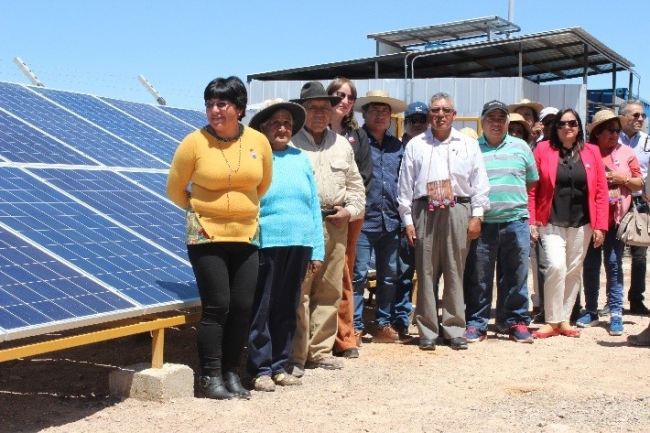 Chile solar panels for clean water