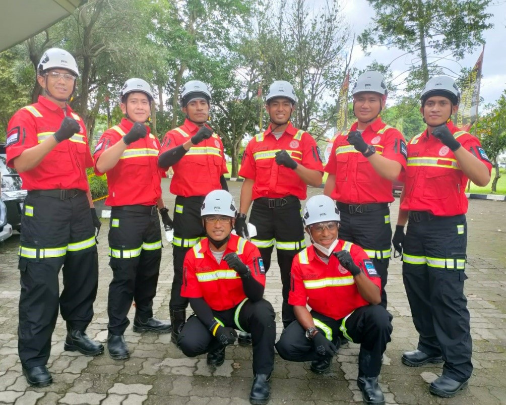 PTFI’s Emergency Preparedness and Response Team competed in the 2021 Indonesian Fire and Rescue Competition in Yogyakarta.