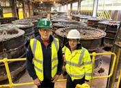 Diane Colquhoun, left, and Marion Hooson say the strong safety culture at the Stowmarket operation in England is shared by all employees.