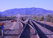 Workers recently put the finishing touches on the Kiser rail yard in Miami.