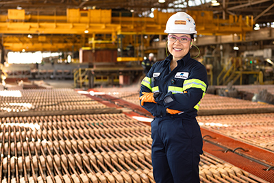 A UTEP graduate, Adriana Ramirez interned with Freeport multiple times before taking a position at the El Paso refinery.