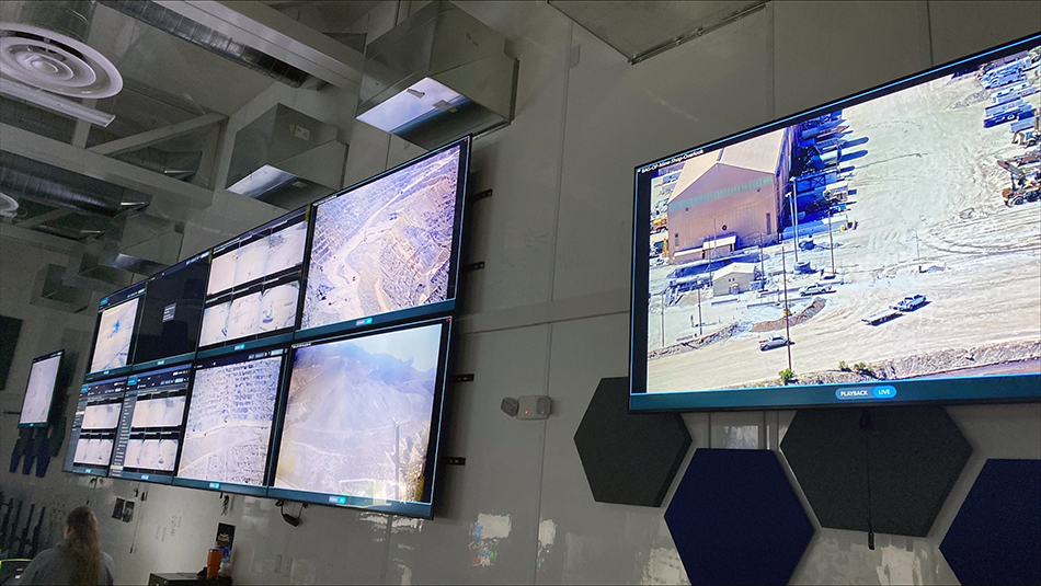 The new command center provides real-time visibility and control that enhances safety, efficiency and communication