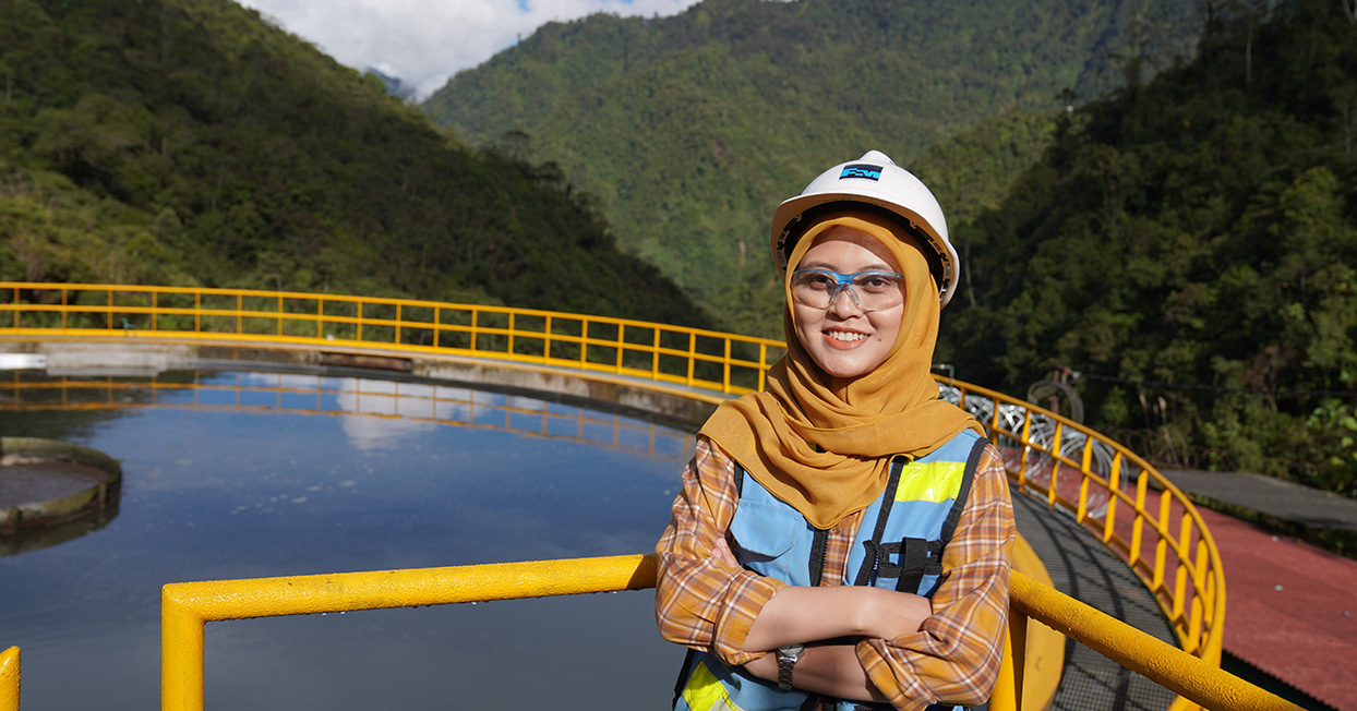 Grasberg minerals district, Indonesia.