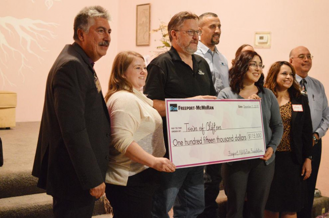 The Town of Clifton received $115,000 to revitalize underused properties in town. Photo by Ken Showers of the Copper Era.