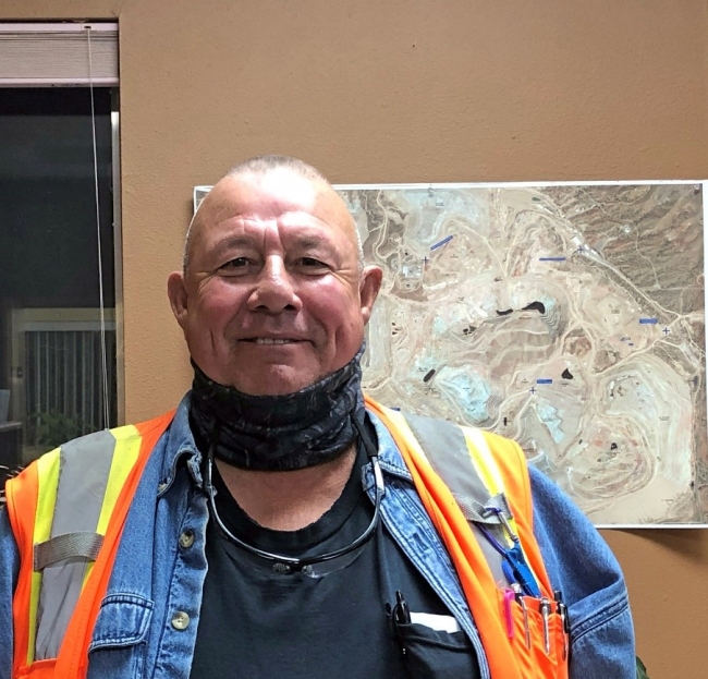 Julio “Butter” Jimenez is one haul truck operator who sets the example for safety at Tyrone operations.