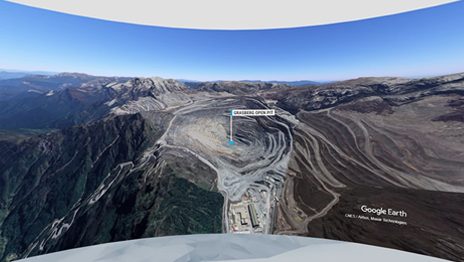 360 Virtual Tour of the Grasberg Block Cave Underground Mine